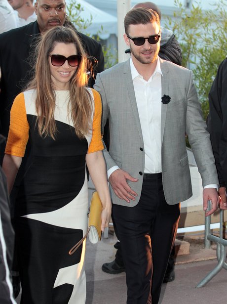 Jessica Biel and Justin Timberlake in Cannes