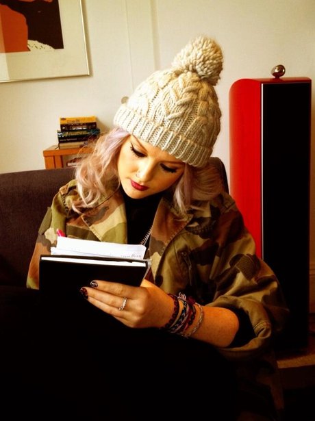 Little Mix in the studio