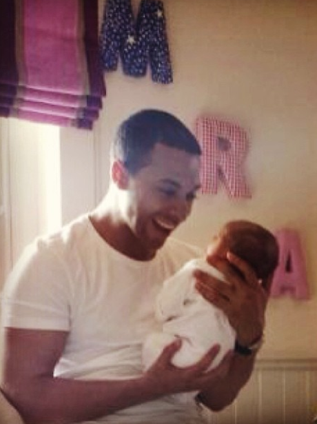 Marvin Humes With Baby
