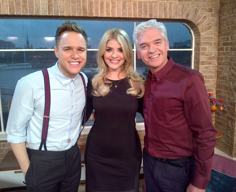 Olly Murs, Holly Willoughby and Phillip Schofield