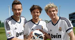 One Direction at Real Madrid football ground
