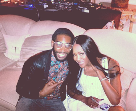 Tinie Tempah and Naomi Campbell