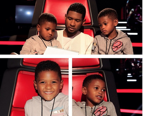 Usher's Children On The Voice