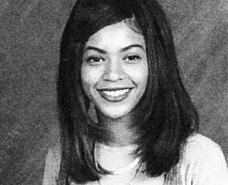 Beyonce yearbook picture