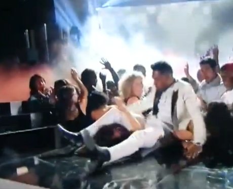 Miguel's leg drop