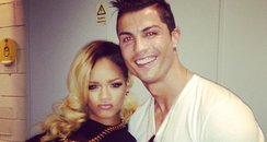 Rihanna and Ronaldo