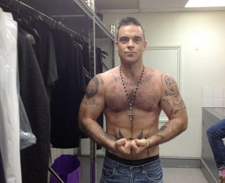 Robbie Williams Topless