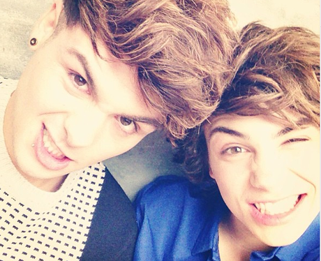 George and Jaymi from Union J