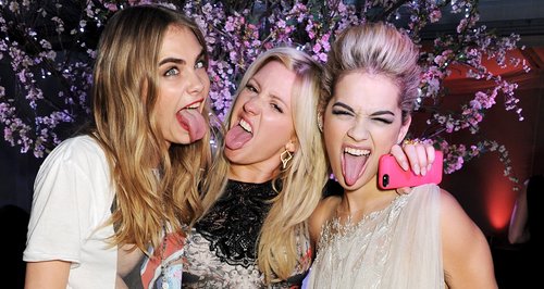 Cara Delevingne, Ellie Goulding and Rita Ora 