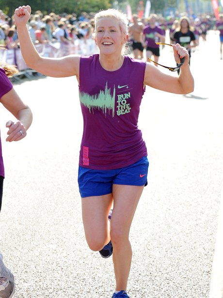 Ellie Goulding running the marathon