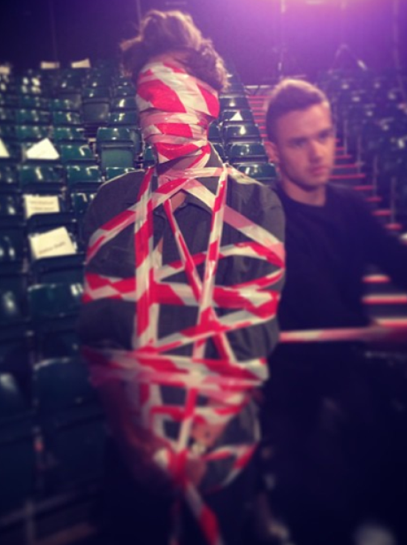 Harry Styles Tied Up Instagram