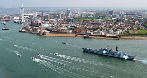 HMS Edinburgh homecoming