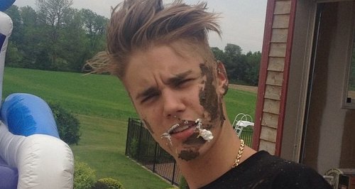Justin Bieber dirtbiking from Instagram