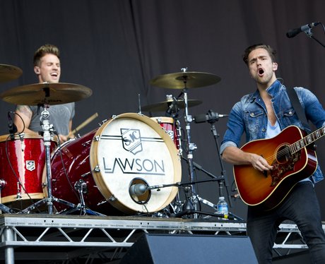 Lawson on stage