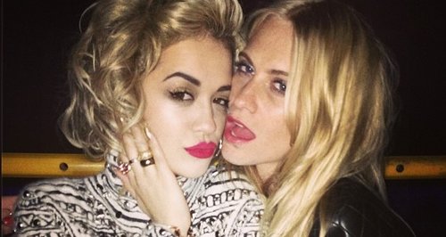 Rita Ora and Poppy Delevingne from Instagram