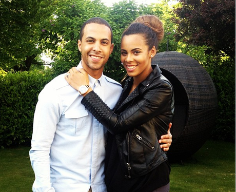 Rochelle Wiseman and Marvin Humes together