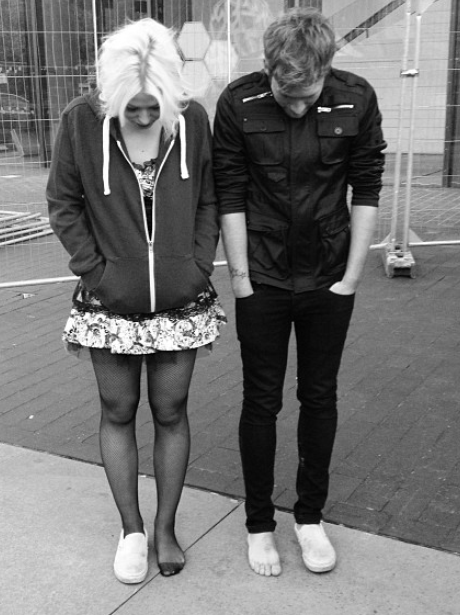 Amelia Lily with the wrong shoes on