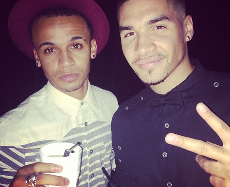 Aston and Louis Smith drinking together