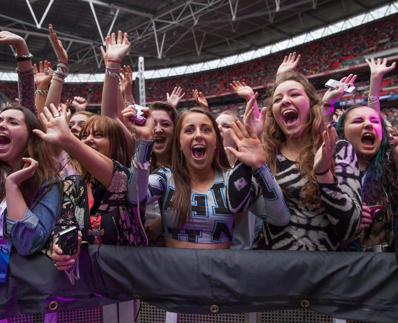 Crowds at the Summertime Ball 2013