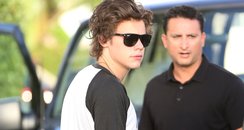 One Direction head to the studio in Miami
