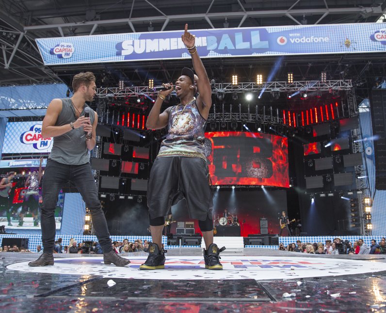Lawson and B.o.B at the Summertime Ball 2013