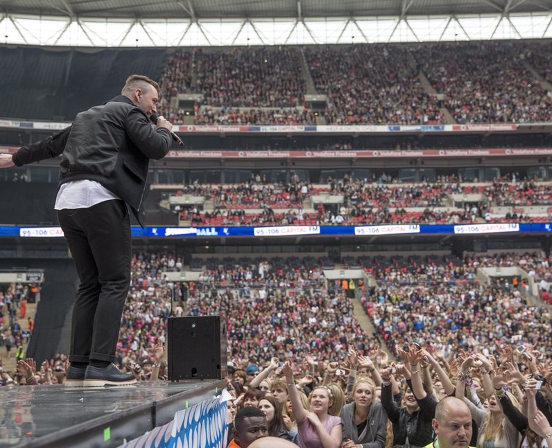 Naughty Boy and Sam Smith at the Summertime Ball 2