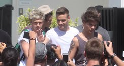 One Direction mobbed in Miami