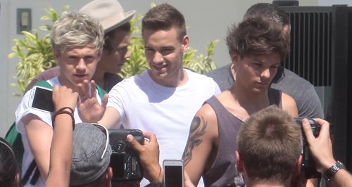 One Direction mobbed in Miami