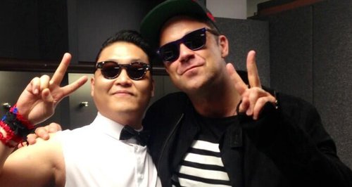 PSY and Robbie Wiliams Summertime Ball 2013