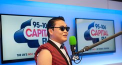 Psy backstage at the Summertime Ball 2013
