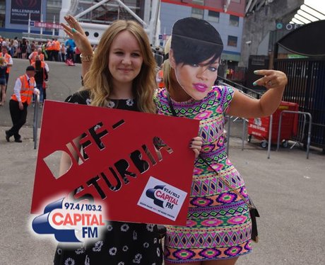 #RihannaInCardiff for her Diamond's World Tour