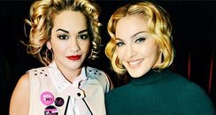 Rita Ora and Madonna from Instagram