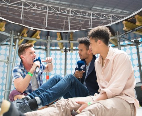 Rizzle Kicks Backstage At The Summertime Ball 2013