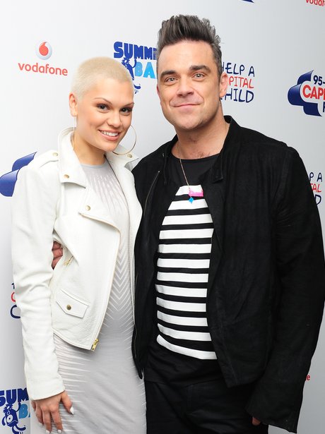 Robbie Williams and Jessie J Red Carpet Summertime