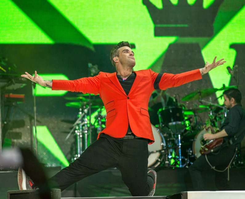 Robbie Williams at the Summertime Ball 2013