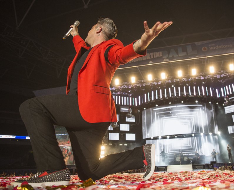 Robbie Williams at the Summertime Ball 2013