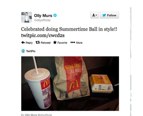 Olly Murs tweets about Capital FM Summertime Ball 2013