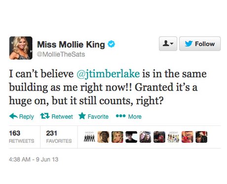 Mollie King tweets about Capital FM Summertime Ball 2013