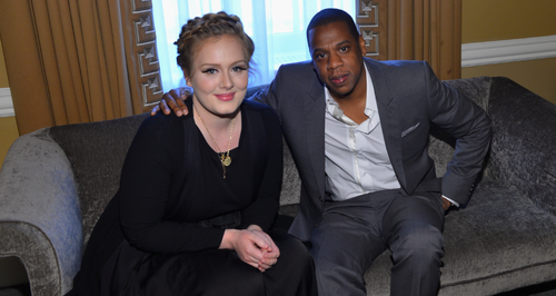 adele and jay-z