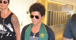 Bruno Mars at the airport
