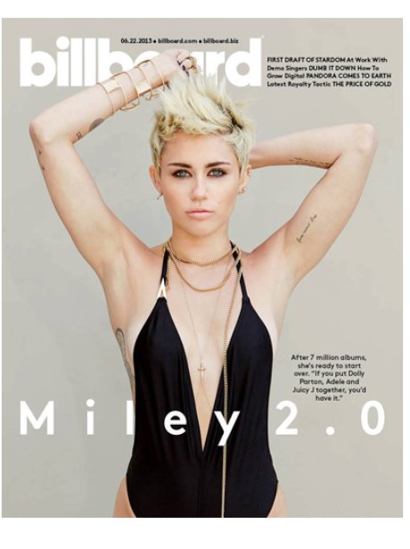 Miley Cyrus Billboard Magazine June 2013