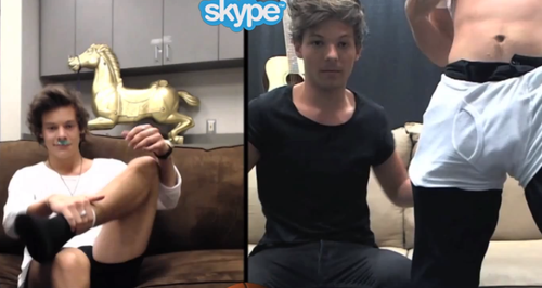 One Direction Skype Jimmy Kimmel