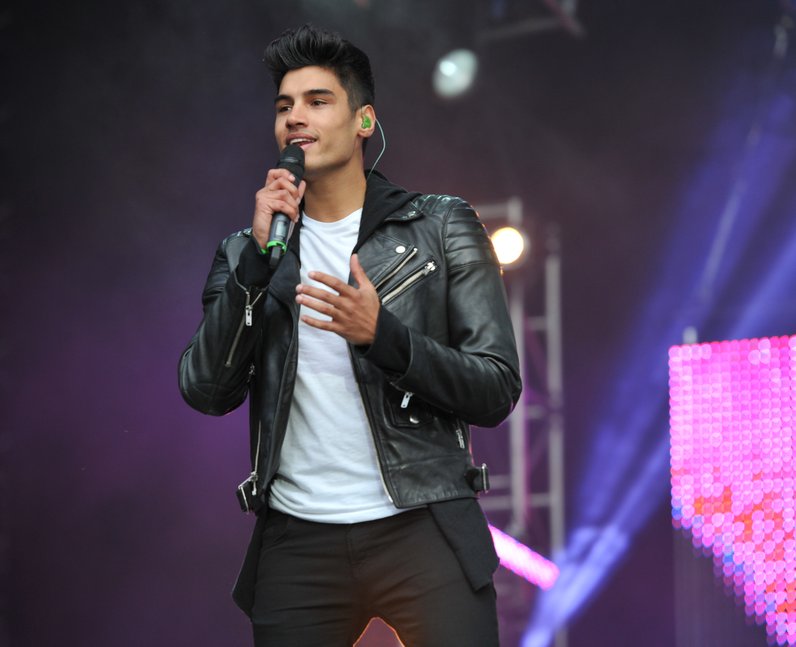 Siva from The Wanted at North East Live 2013