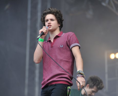 The Vamps performing live on stage at North East L
