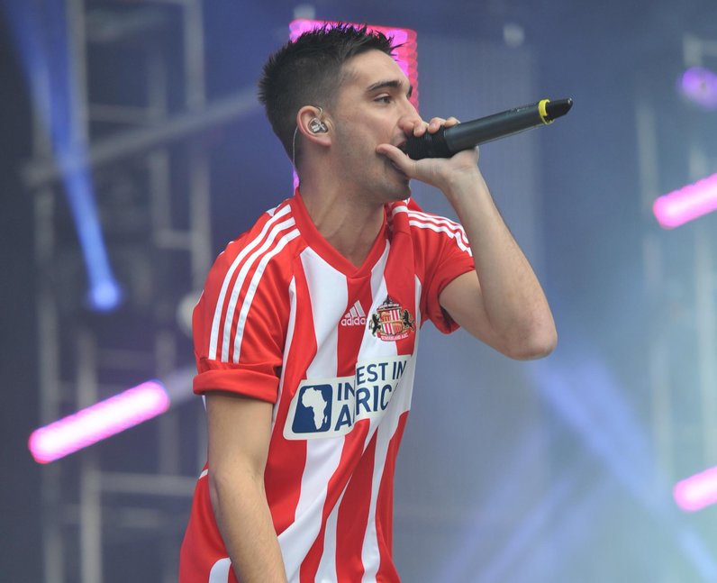 The Wanted's Tom Parker at North East Live 2013