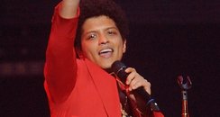 Bruno Mars performs on tour