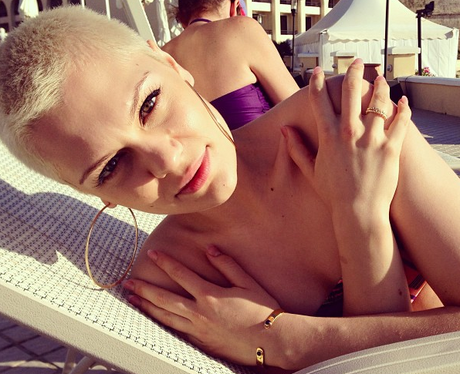 Jessie J on holiday in the sun