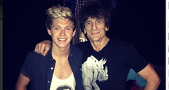Niall Horan and Ronnie Wood