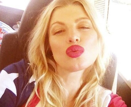 Fergie celebrates the 4th July