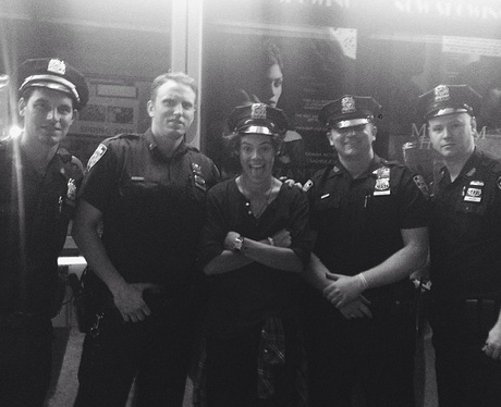 Harry Styles and the NYPD